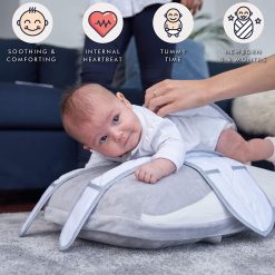 Alternative view of Babocush Newborn Comfort Cushion with Gentle Vibration and Heartbeat Sound, Helps Prevent Colic, Relieves Gas and Reflux, Provides Essential Tummy Time