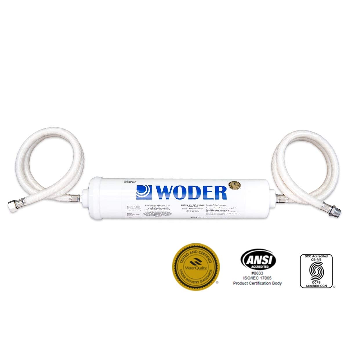 Woder WD-10K-ADV-DC Ultra High Capacity Under Sink Water Filter with Direct Connect Fittings – WQA Certified 10,000gal ?C Removes Chlorine, Lead, Chromium 6, Heavy Metals, Odors/Contaminants – US Made - Image 2
