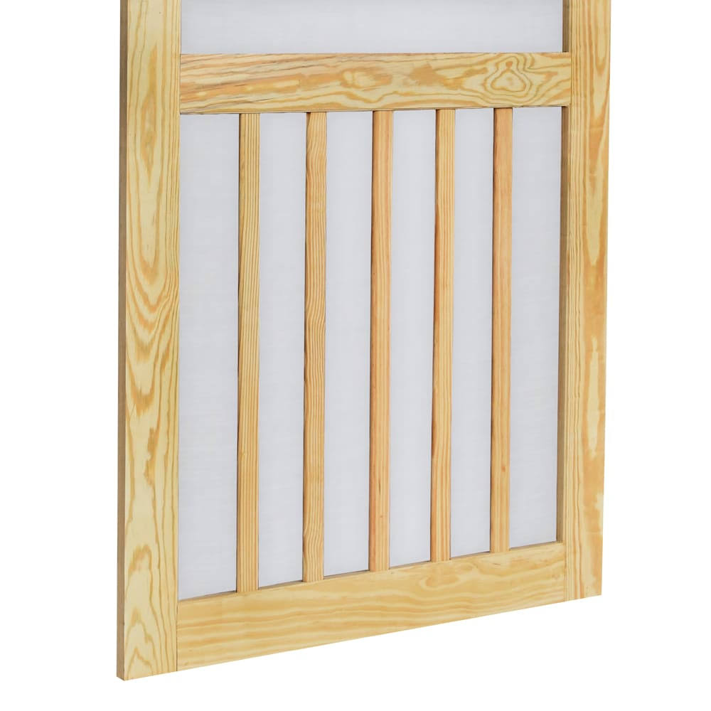Timber Screen Door Wood 5Bar 36x80in WTIM36PT - Image 2